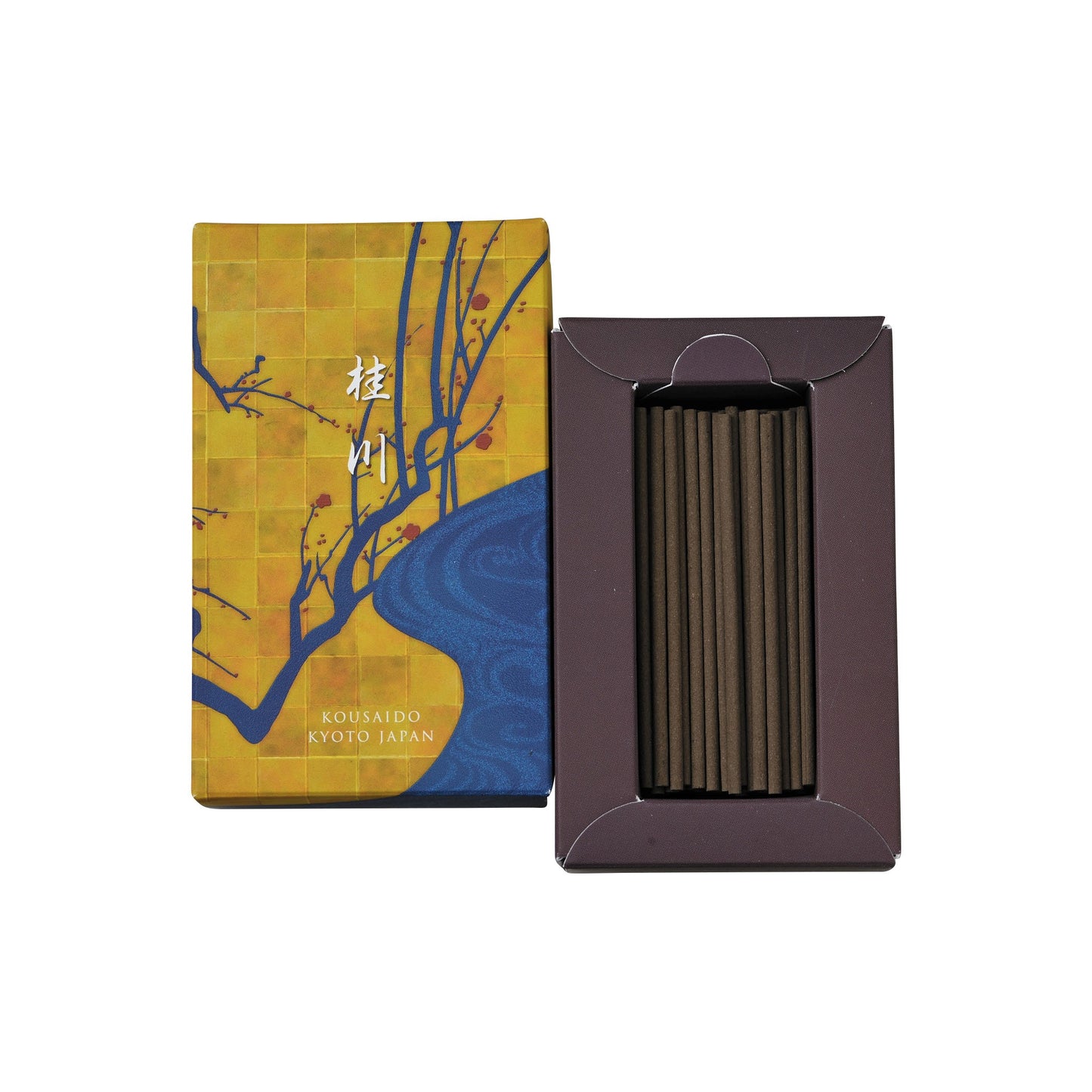 京都のお香メーカー香彩堂の商品。
風姿花伝の桂川55本入り。
ショートタイプ。