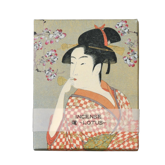 日本画インセンス 美人画 蓮