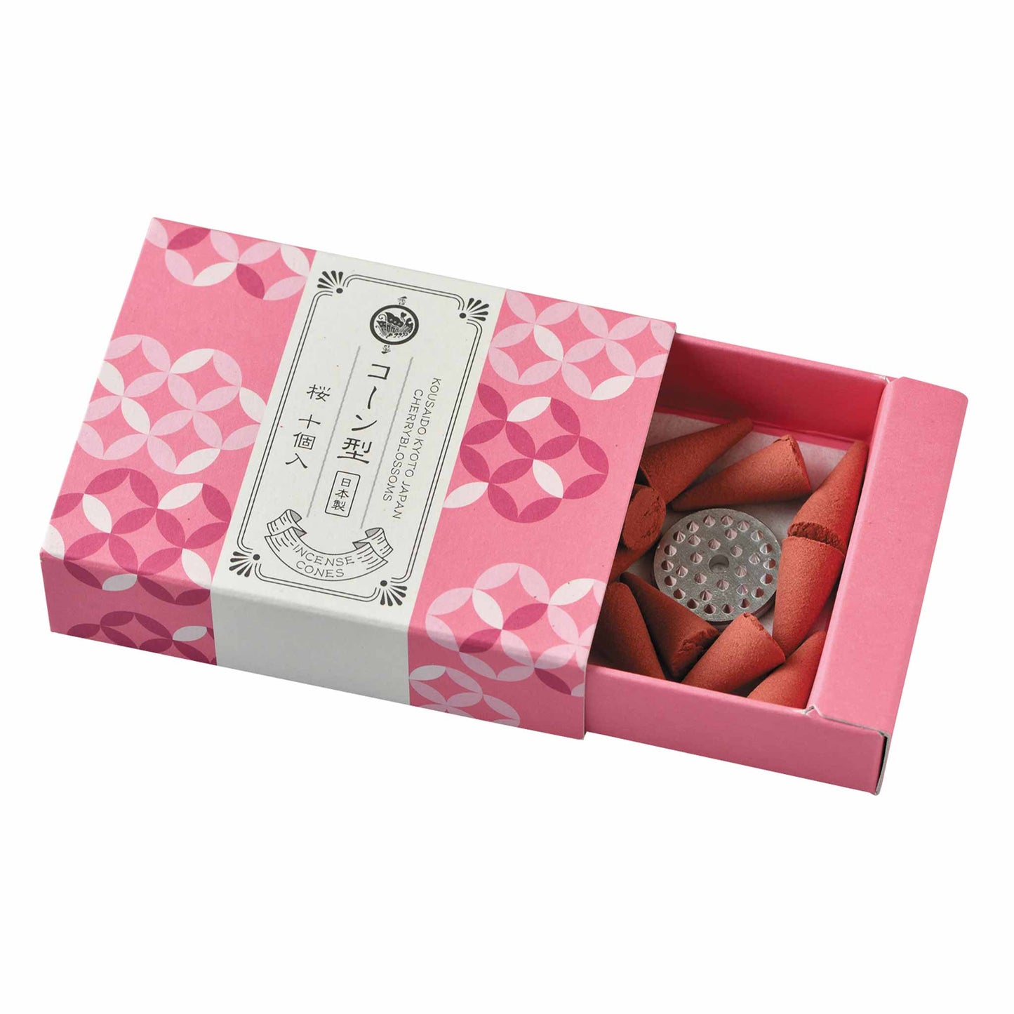 お香コーン型10個入り 桜