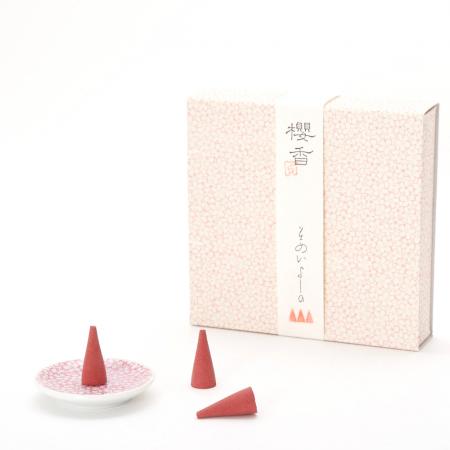 染井吉野 コーン10個入り・香皿1