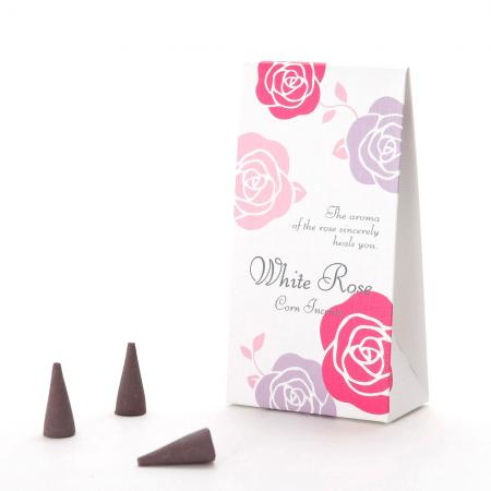 ホワイト・ローズ コーン15個入り