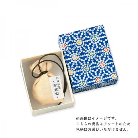 匂い袋 無地(中) 夢花火 友禅紙箱入り
