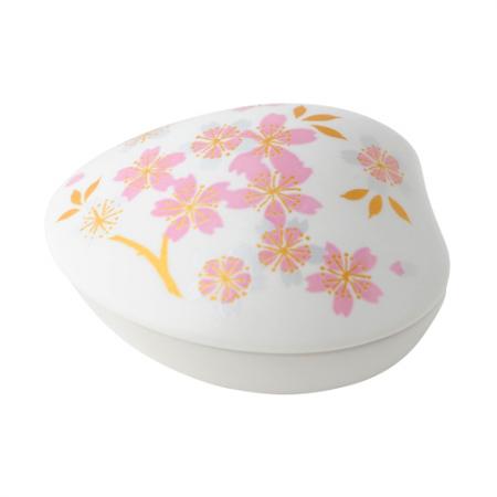 貝合わせ香皿 桜(白)
