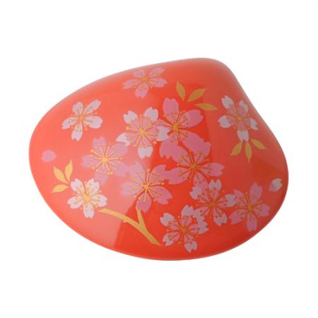 貝合わせ香皿 桜(赤)