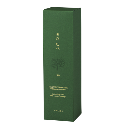 株式会社香彩堂の商品。
天然プレミアムシリーズのディフューザーヒバの香り。