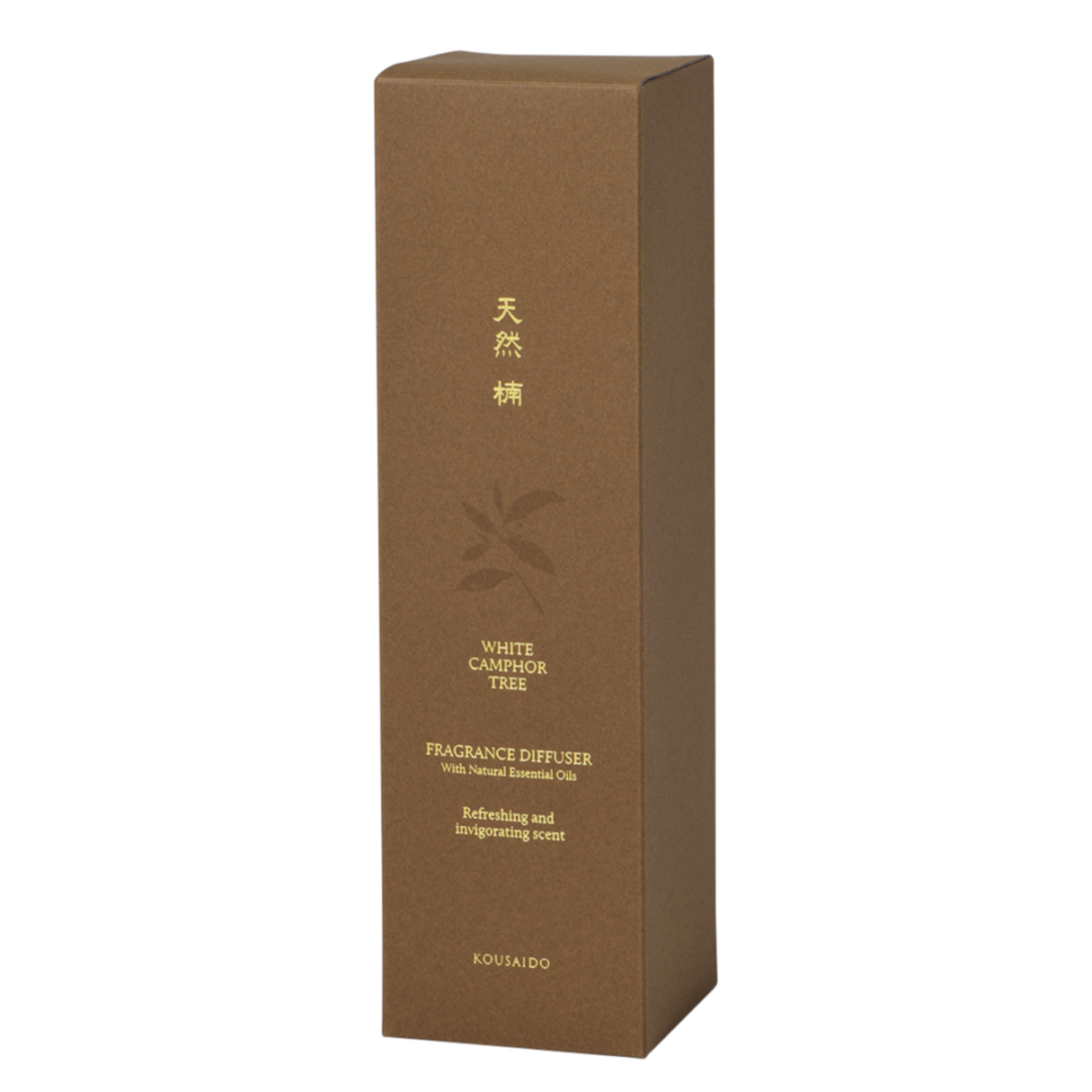 株式会社香彩堂の商品。天然プレミアムディフューザーシリーズ。楠の香り。