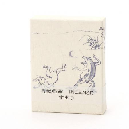 株式会社香彩堂の商品。
鳥獣戯画シリーズの相撲インセンス。
ショートタイプの商品画像。